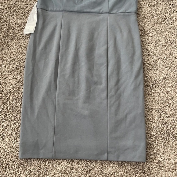 JS Collections Slate Blue Midi Dress - Picture 3 of 12
